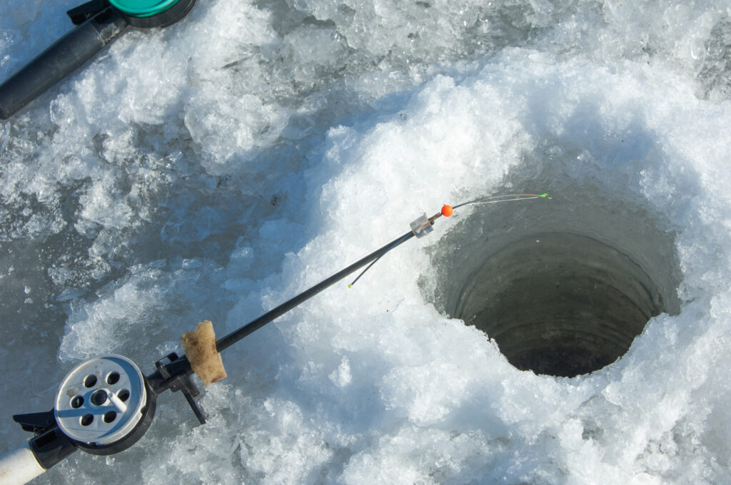 Inline Reel Ice Fishing